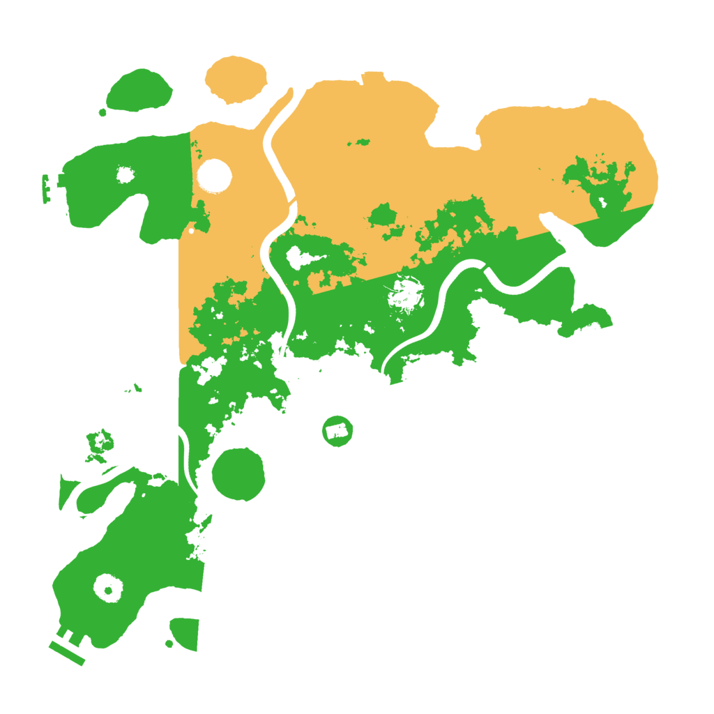 Biome Rust Map: Procedural Map, Size: 3750, Seed: 398107