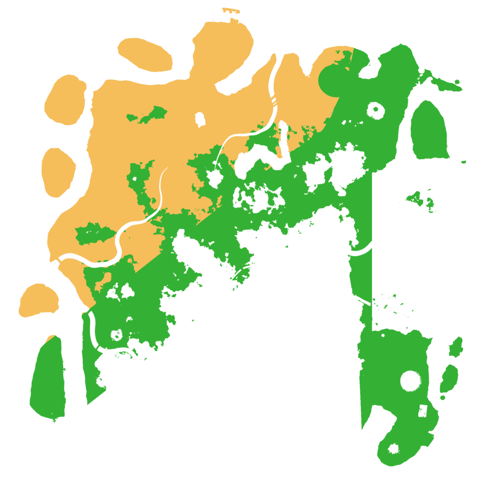 Biome Rust Map: Procedural Map, Size: 4250, Seed: 551932