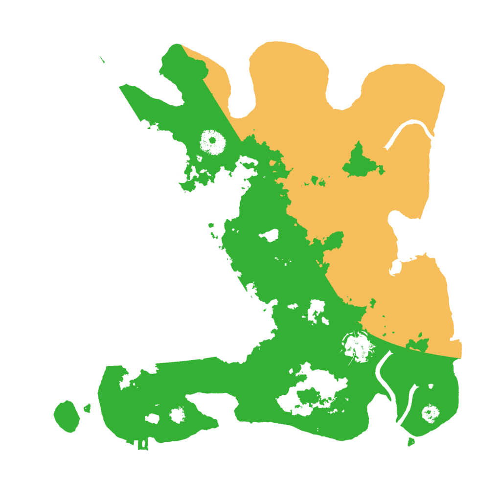Biome Rust Map: Procedural Map, Size: 3000, Seed: 425208