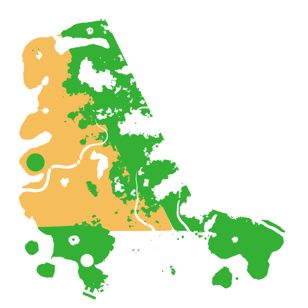 Biome Rust Map: Procedural Map, Size: 4500, Seed: 684809