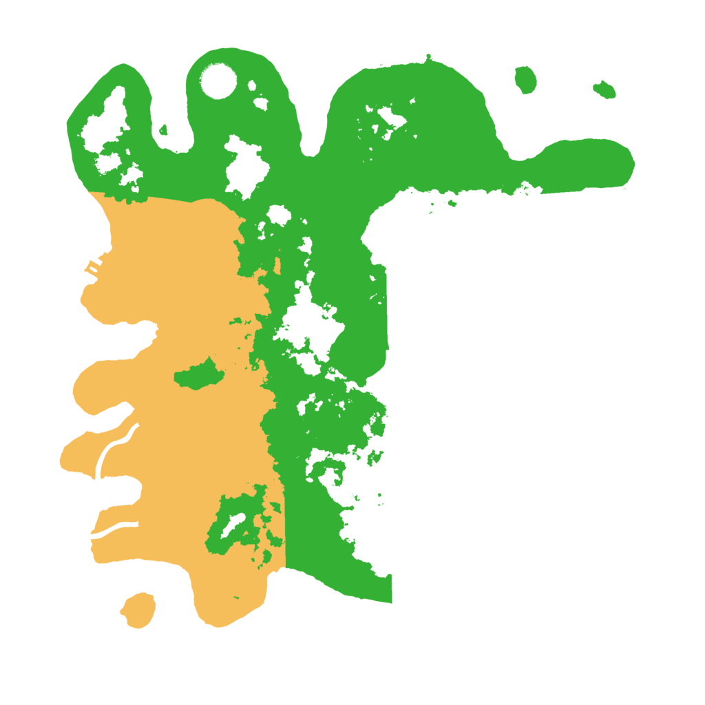 Biome Rust Map: Procedural Map, Size: 3500, Seed: 9563