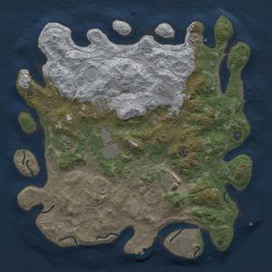 Thumbnail Rust Map: Procedural Map, Size: 4250, Seed: 232117, 18 Monuments