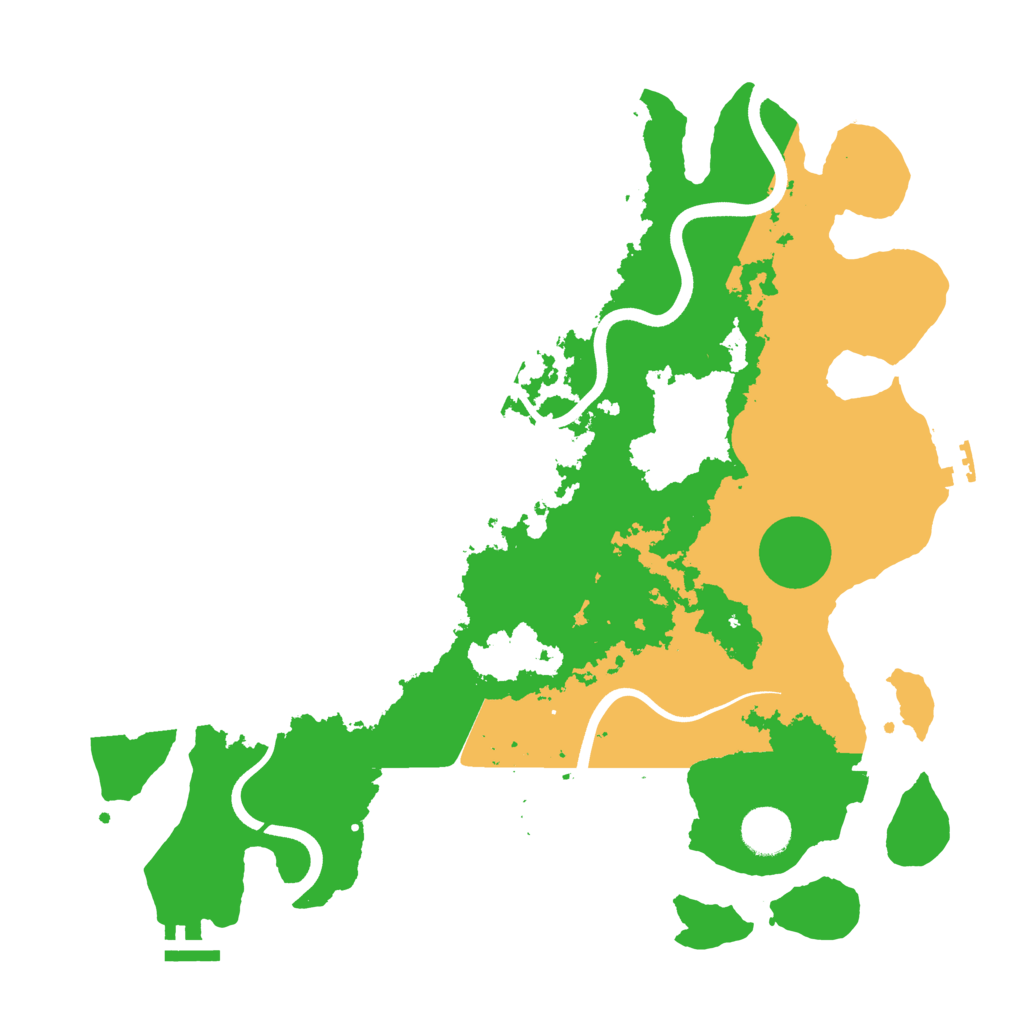 Biome Rust Map: Procedural Map, Size: 3750, Seed: 1273069226