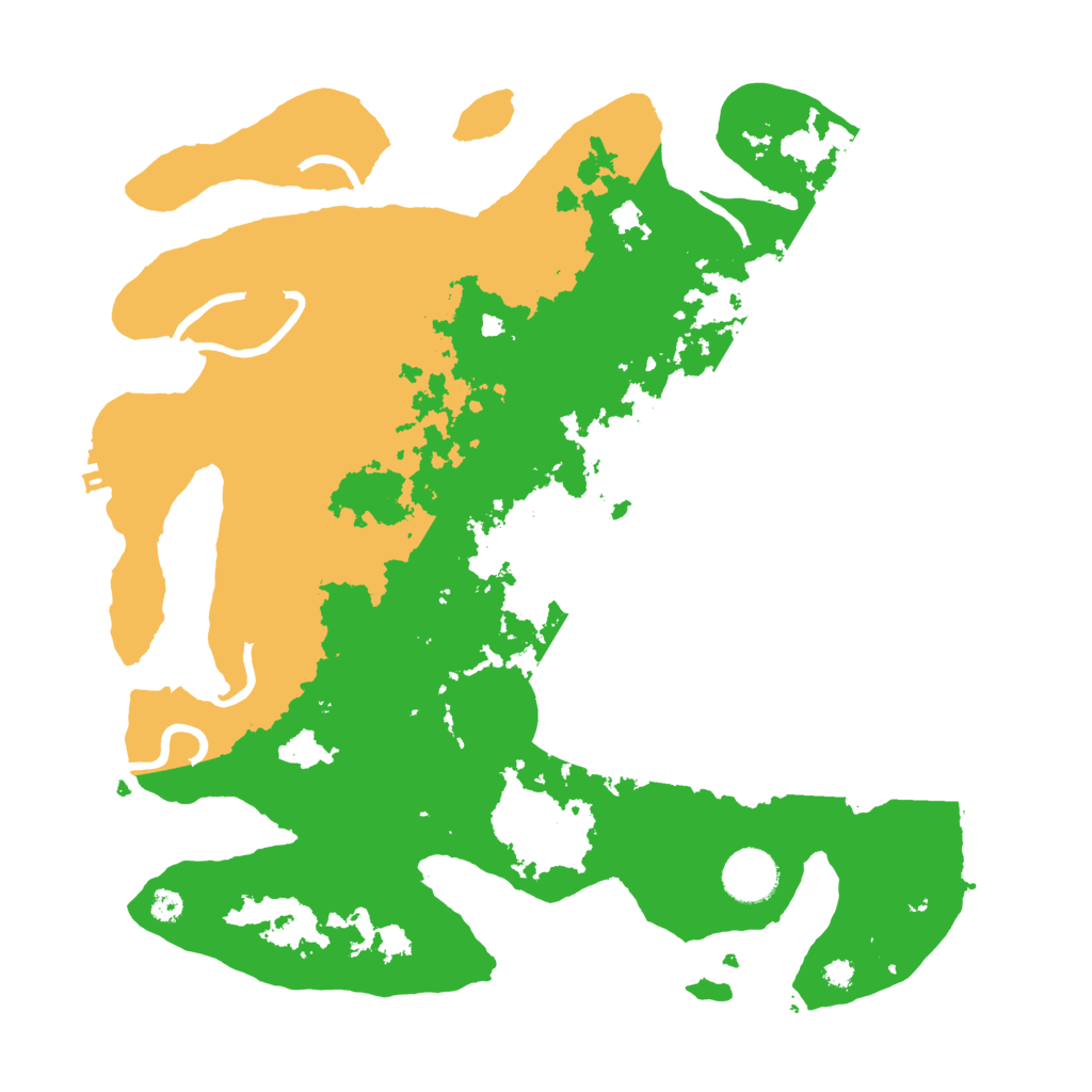 Biome Rust Map: Procedural Map, Size: 3500, Seed: 188081367