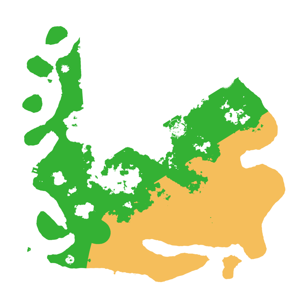 Biome Rust Map: Procedural Map, Size: 3500, Seed: 1032598132