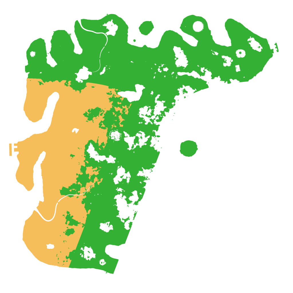 Biome Rust Map: Procedural Map, Size: 4800, Seed: 157957153