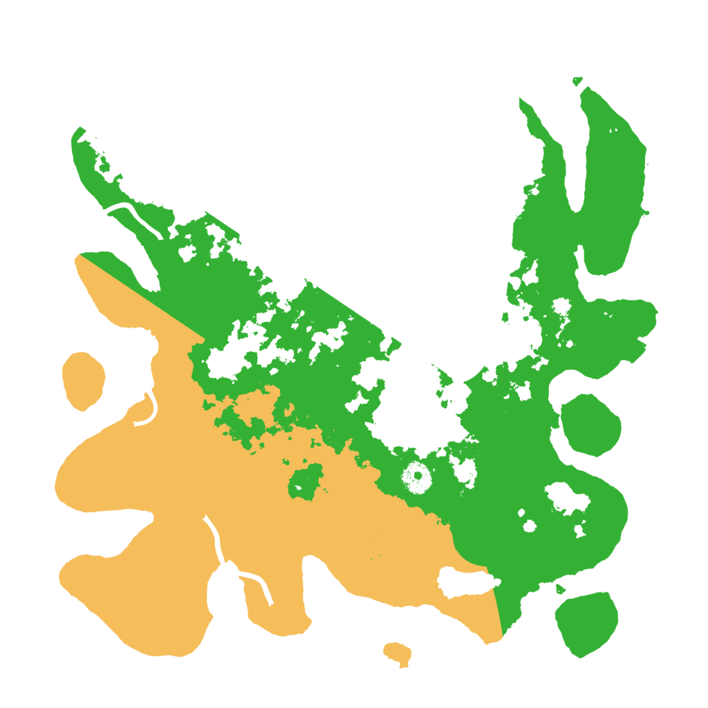 Biome Rust Map: Procedural Map, Size: 3500, Seed: 376501082