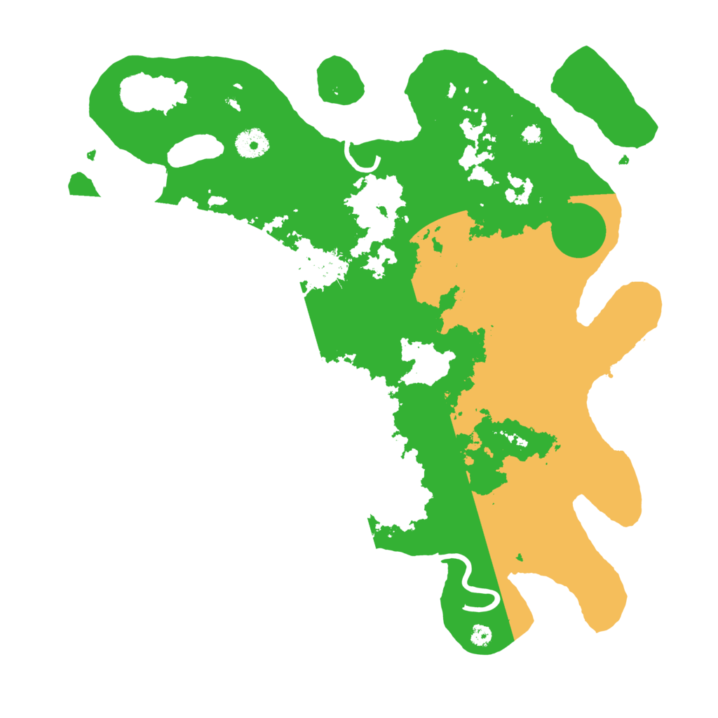Biome Rust Map: Procedural Map, Size: 3500, Seed: 699001021