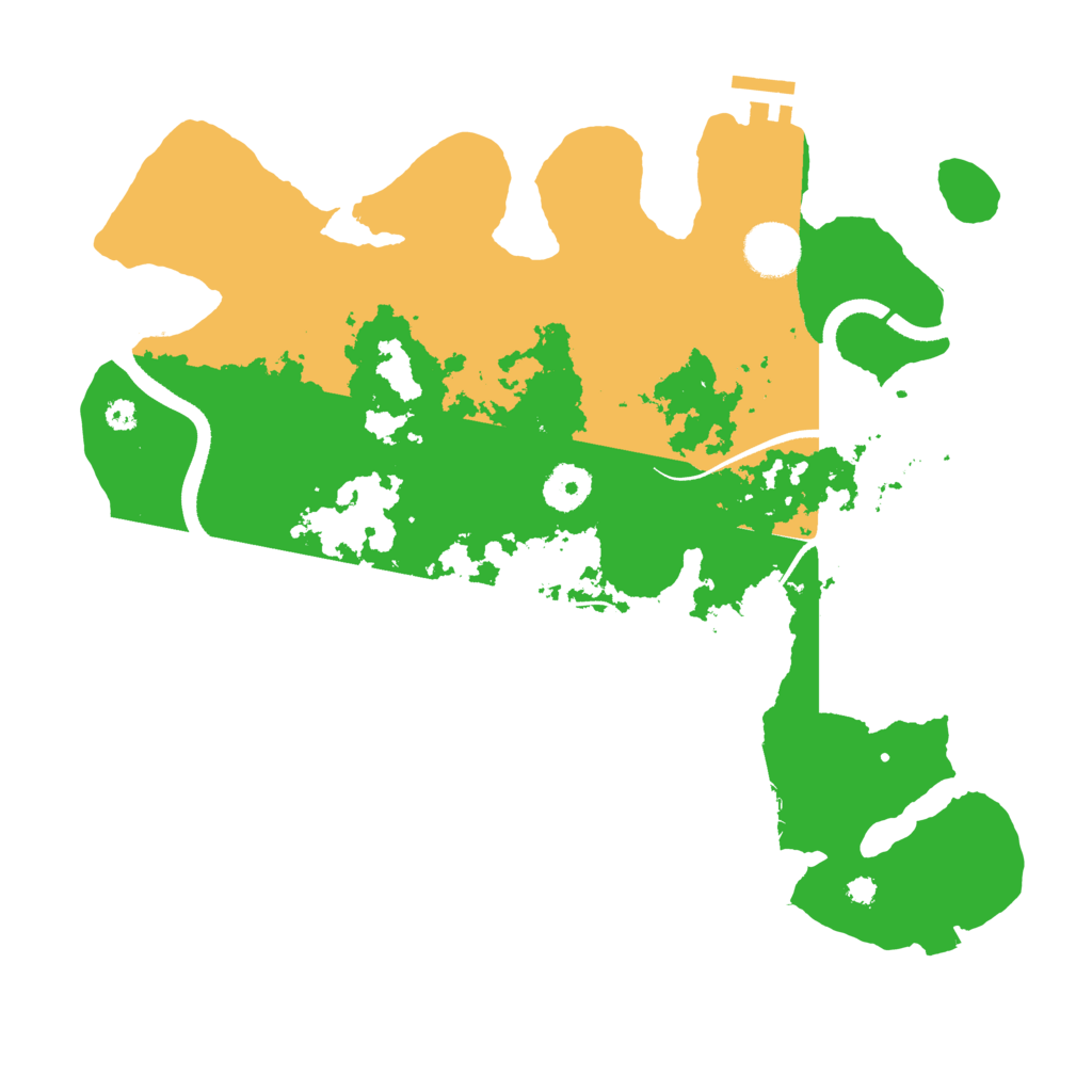 Biome Rust Map: Procedural Map, Size: 3500, Seed: 737021815