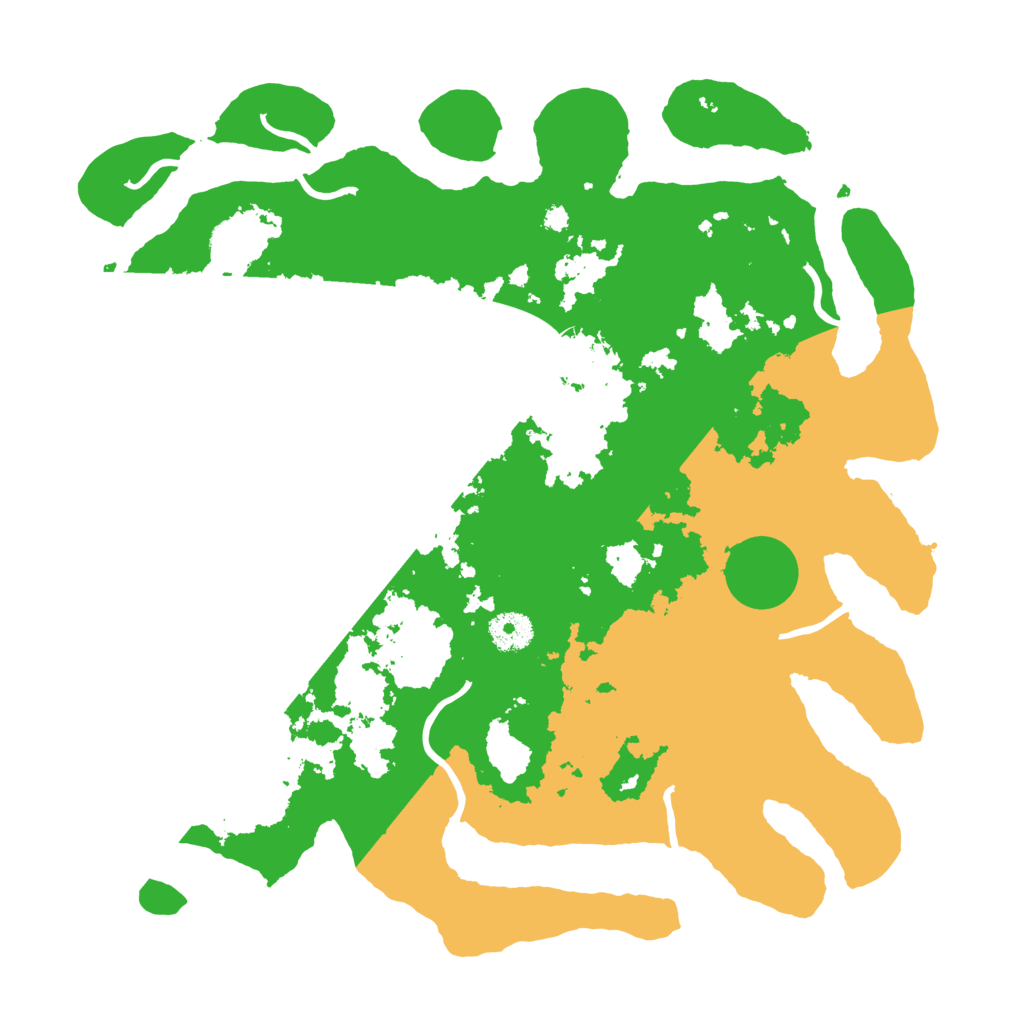 Biome Rust Map: Procedural Map, Size: 3700, Seed: 265676582