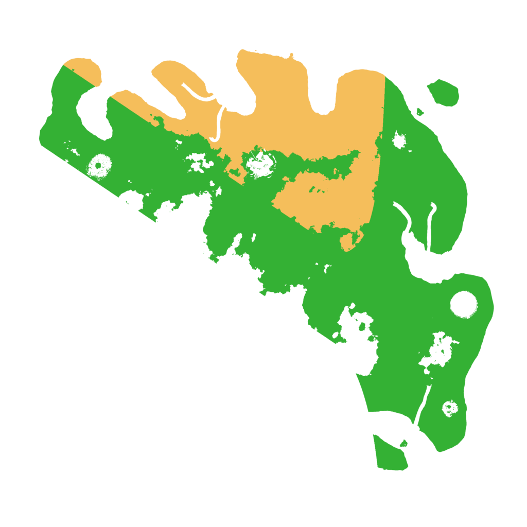 Biome Rust Map: Procedural Map, Size: 3500, Seed: 819958660