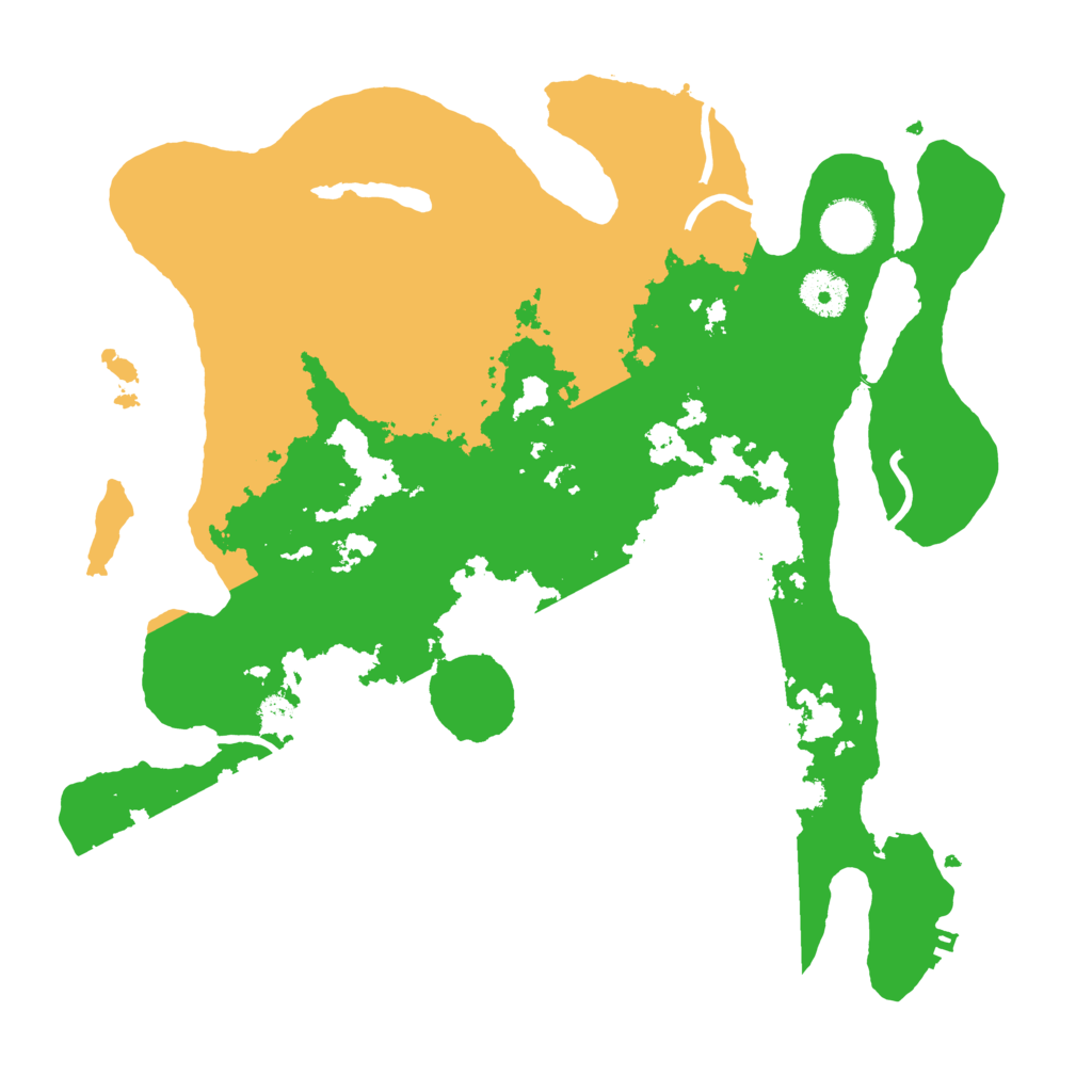 Biome Rust Map: Procedural Map, Size: 3500, Seed: 31164456