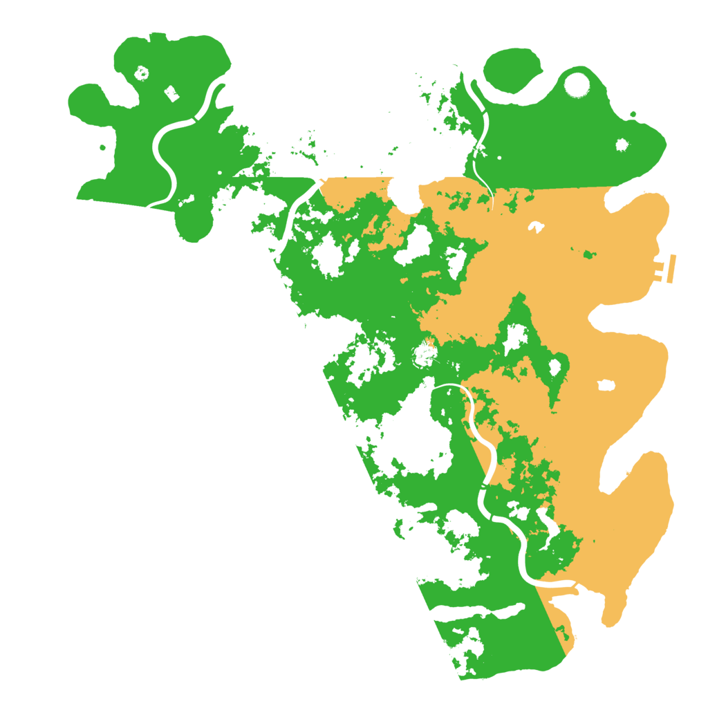 Biome Rust Map: Procedural Map, Size: 5000, Seed: 4017420