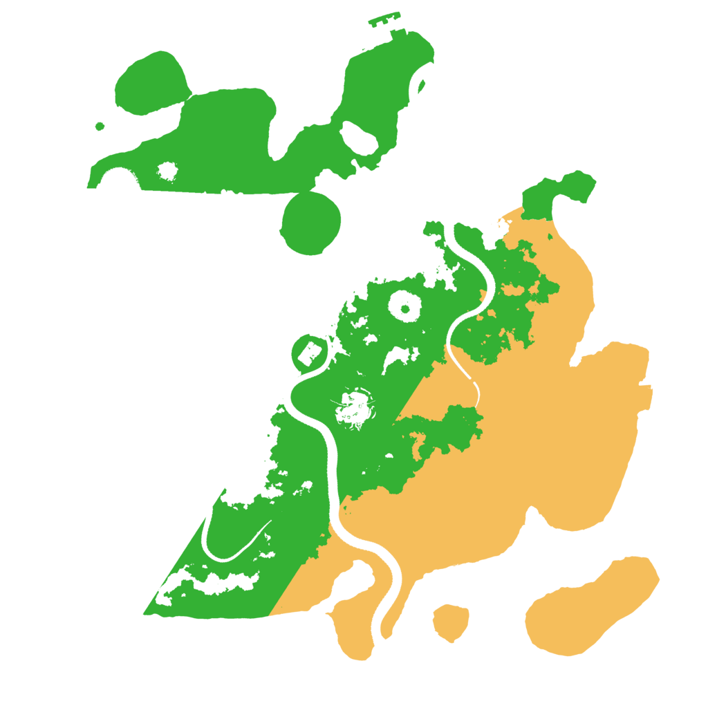Biome Rust Map: Procedural Map, Size: 3300, Seed: 6