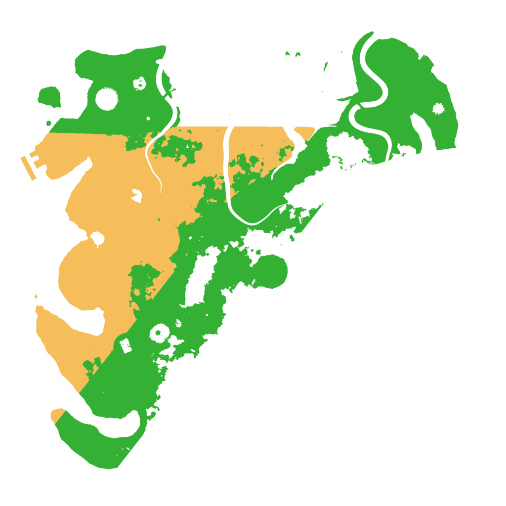 Biome Rust Map: Procedural Map, Size: 4000, Seed: 30013