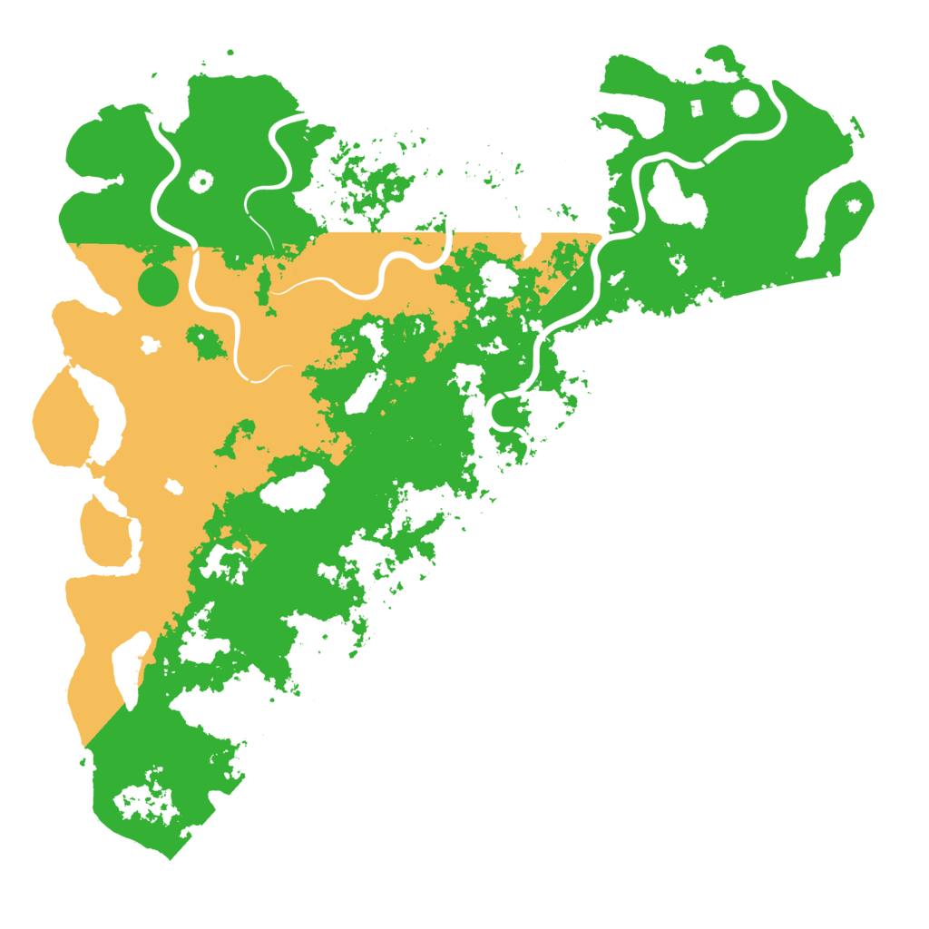 Biome Rust Map: Procedural Map, Size: 6000, Seed: 5813664