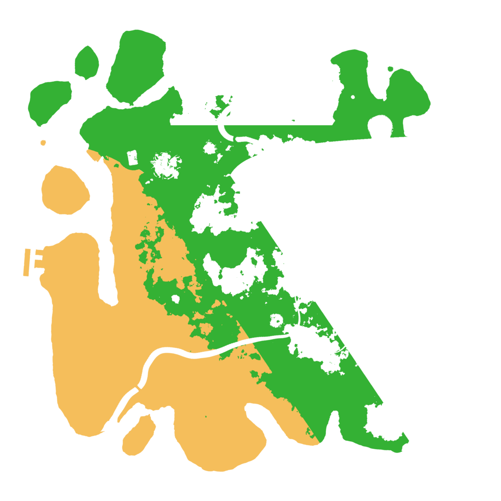Biome Rust Map: Procedural Map, Size: 3700, Seed: 1004339989