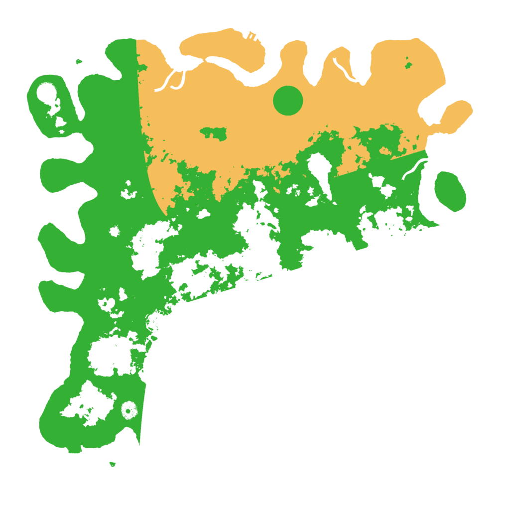 Biome Rust Map: Procedural Map, Size: 4500, Seed: 543998