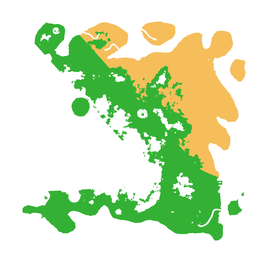 Biome Rust Map: Procedural Map, Size: 3900, Seed: 556697