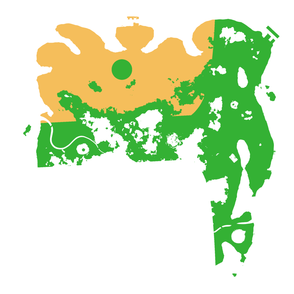 Biome Rust Map: Procedural Map, Size: 3800, Seed: 815768