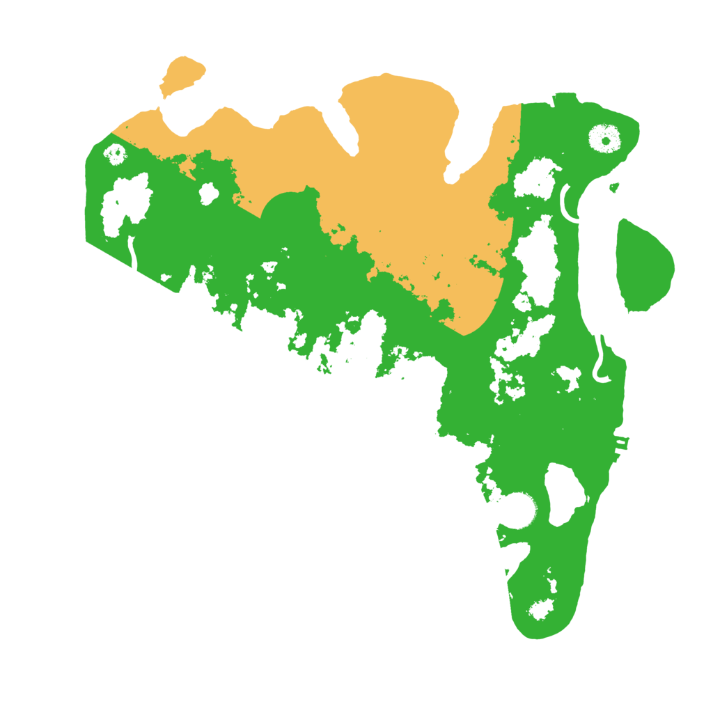 Biome Rust Map: Procedural Map, Size: 3500, Seed: 505653023