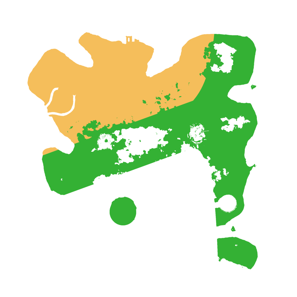 Biome Rust Map: Procedural Map, Size: 3000, Seed: 26861