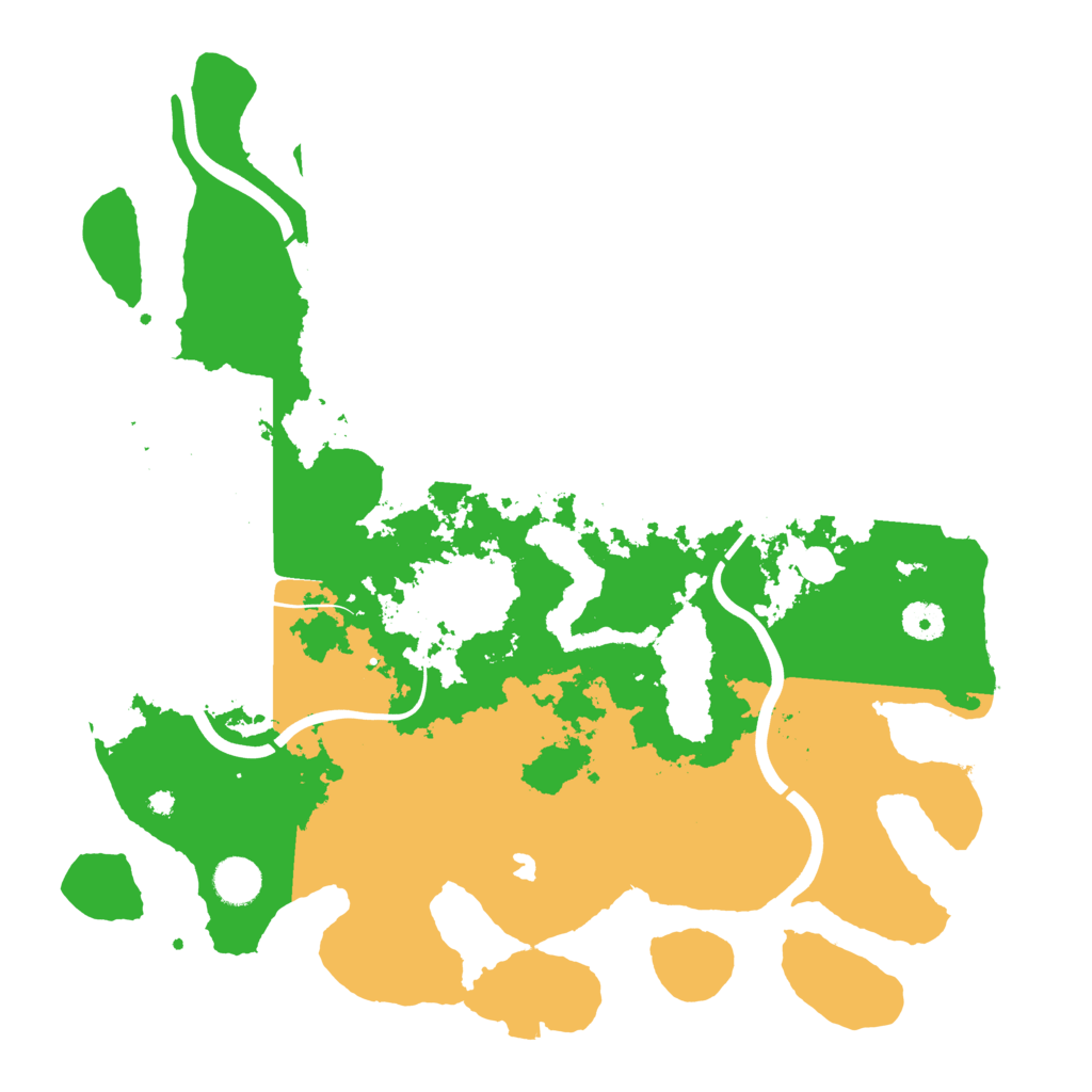 Biome Rust Map: Procedural Map, Size: 4000, Seed: 63892
