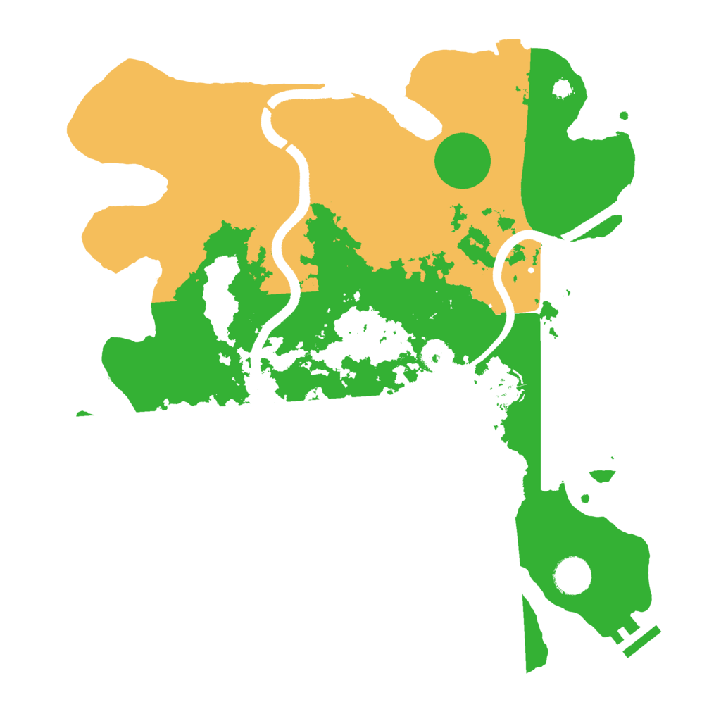 Biome Rust Map: Procedural Map, Size: 3400, Seed: 462471740