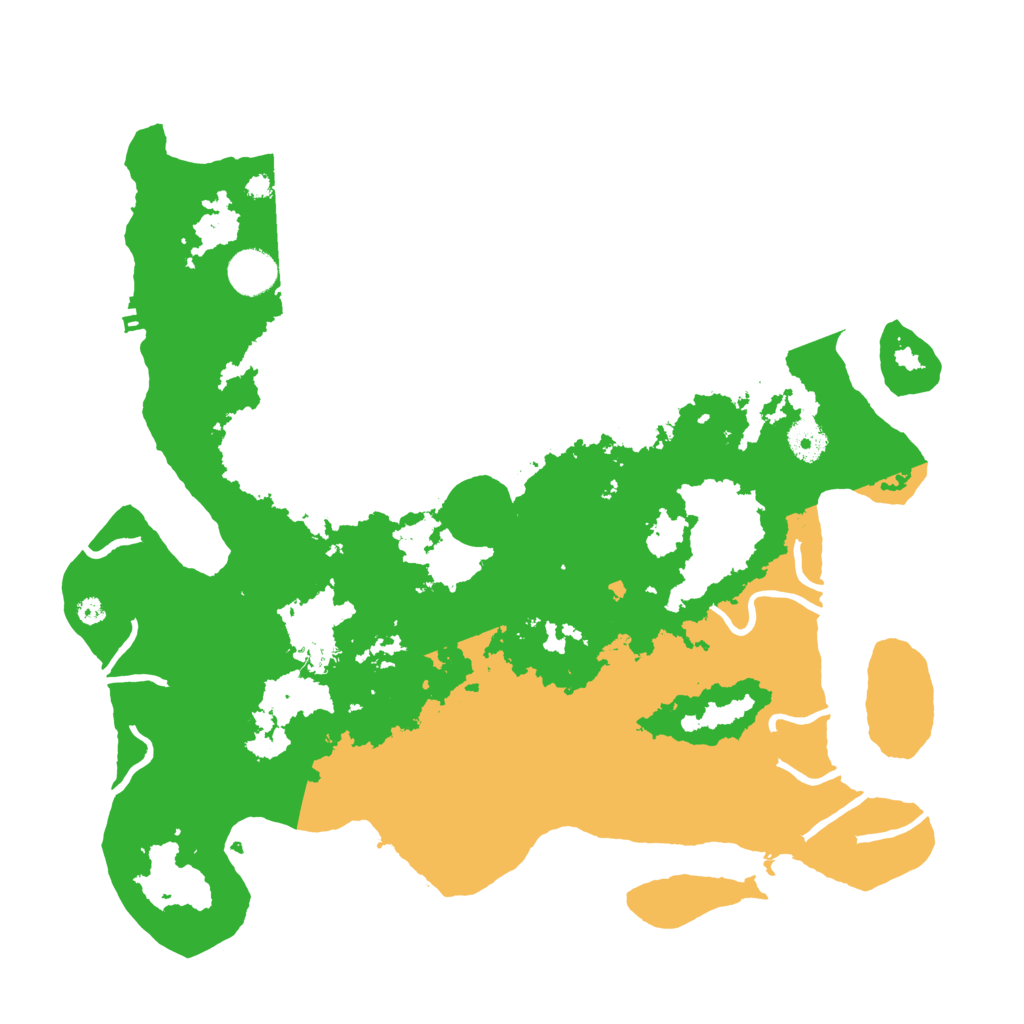 Biome Rust Map: Procedural Map, Size: 3900, Seed: 48754216