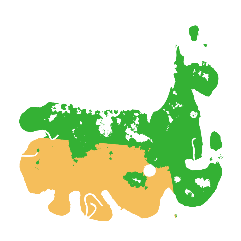 Biome Rust Map: Procedural Map, Size: 3500, Seed: 19703817