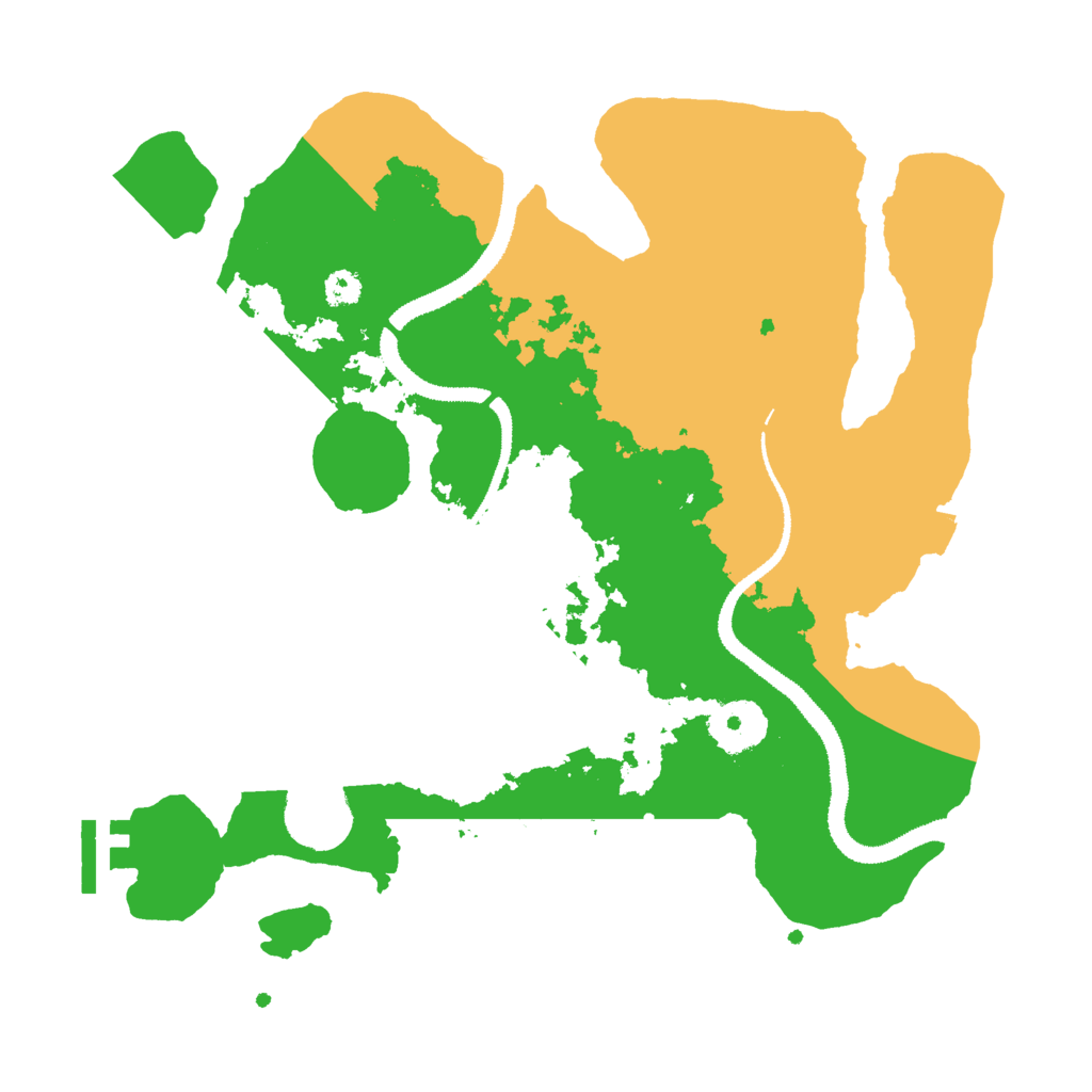 Biome Rust Map: Procedural Map, Size: 3000, Seed: 2146618042