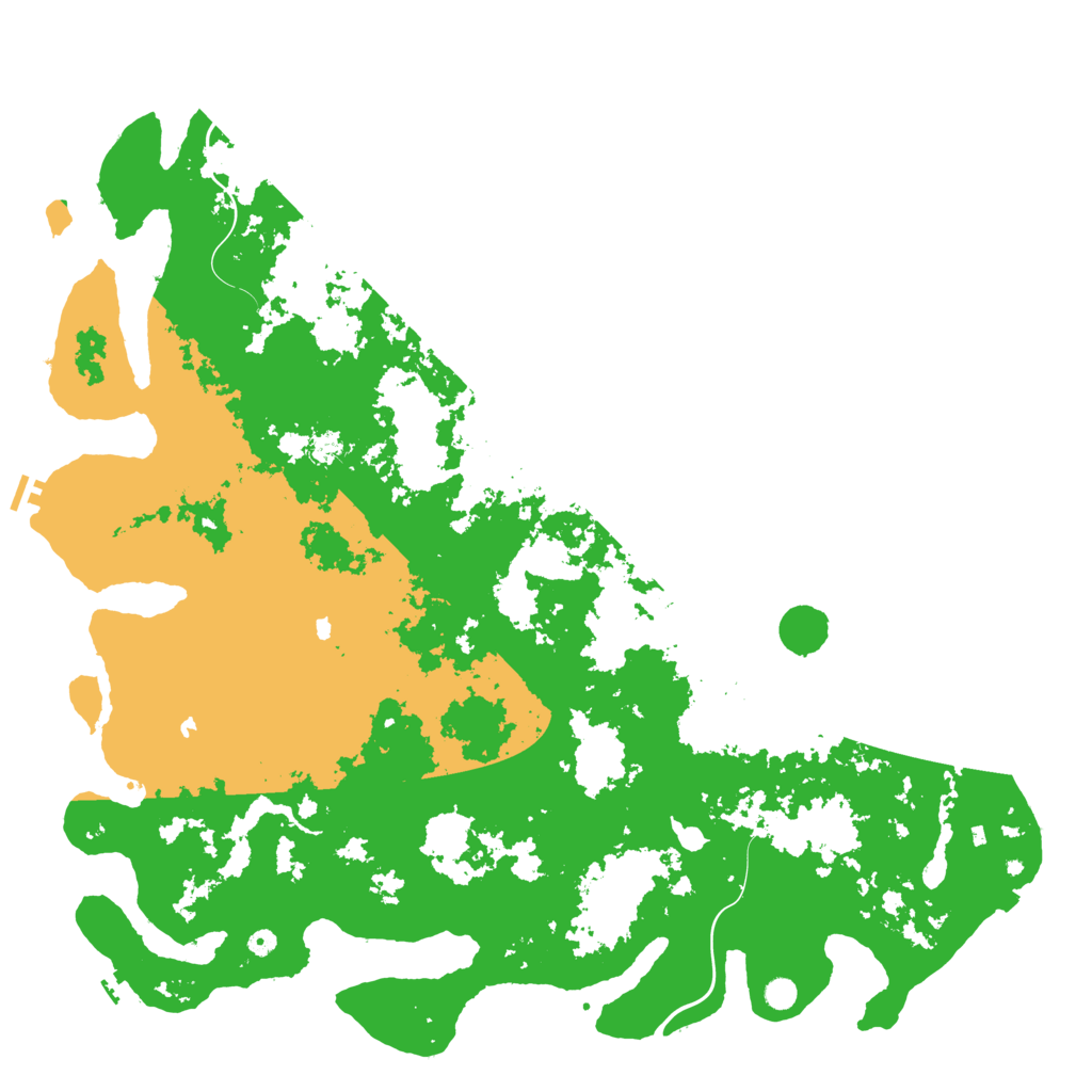 Biome Rust Map: Procedural Map, Size: 6000, Seed: 18054646