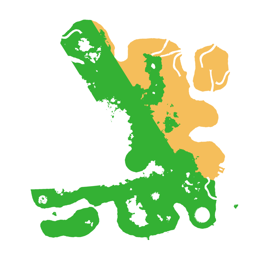Biome Rust Map: Procedural Map, Size: 3000, Seed: 1460052916