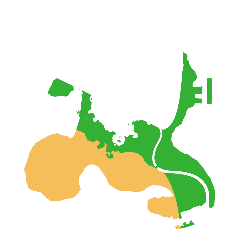 Biome Rust Map: Procedural Map, Size: 2000, Seed: 515212