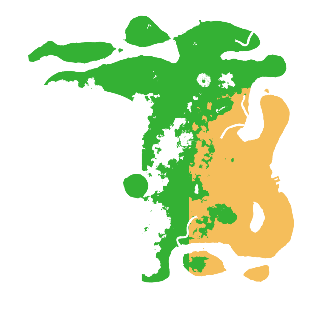 Biome Rust Map: Procedural Map, Size: 3500, Seed: 1238673757