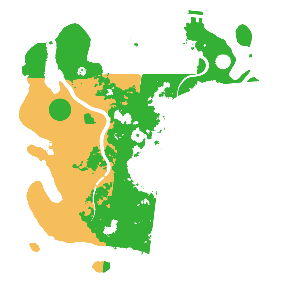 Biome Rust Map: Procedural Map, Size: 3500, Seed: 8978783