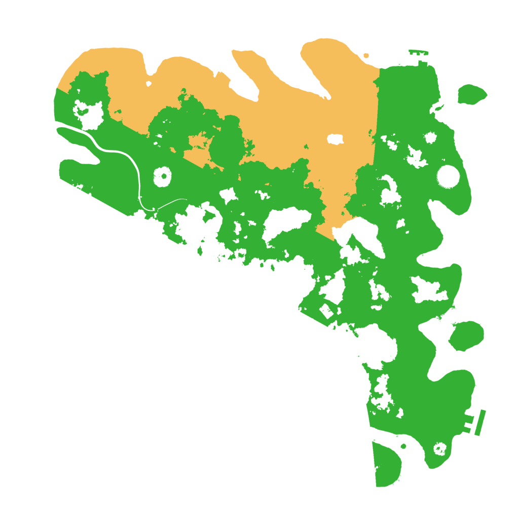 Biome Rust Map: Procedural Map, Size: 4000, Seed: 35000