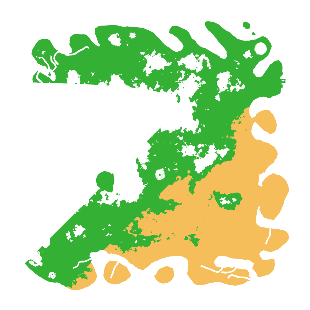 Biome Rust Map: Procedural Map, Size: 4500, Seed: 740898899