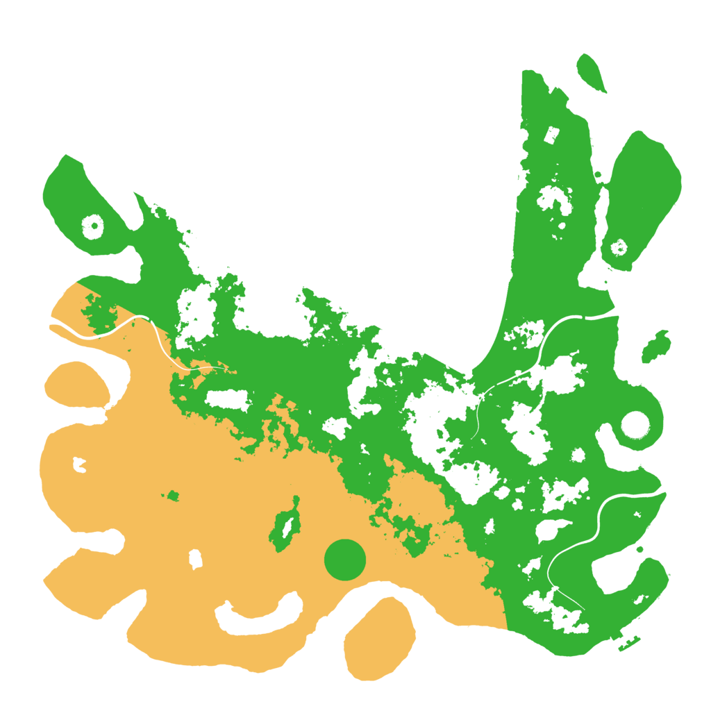 Biome Rust Map: Procedural Map, Size: 4500, Seed: 8012000