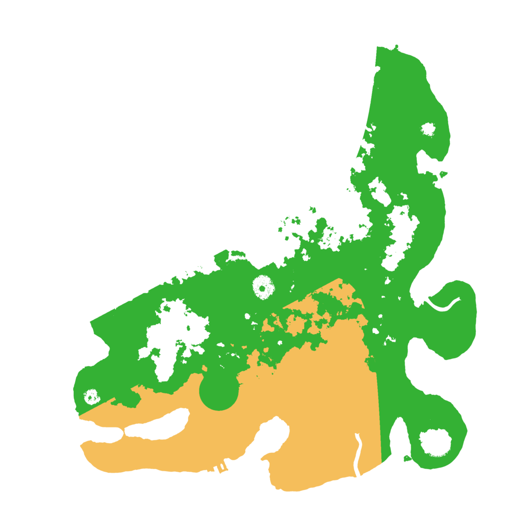 Biome Rust Map: Procedural Map, Size: 3500, Seed: 97886