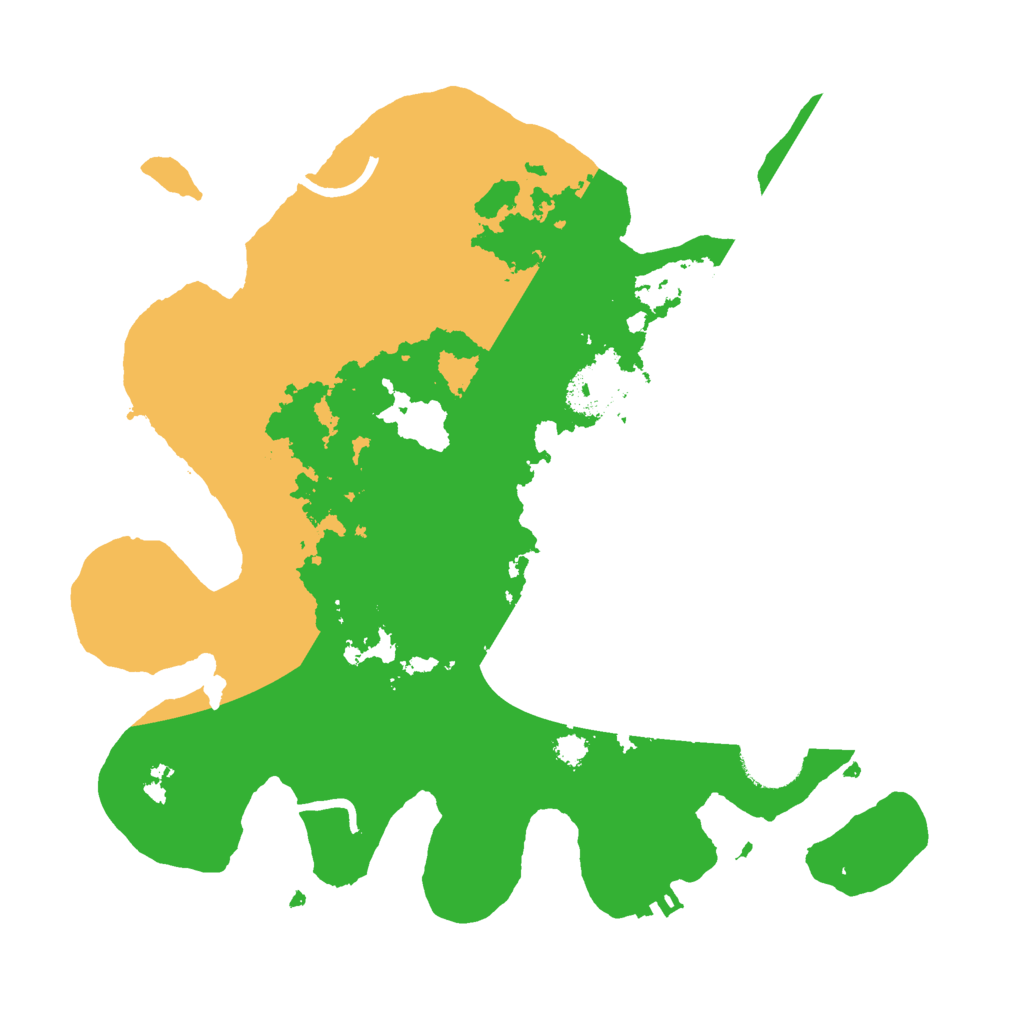 Biome Rust Map: Procedural Map, Size: 3000, Seed: 10312023