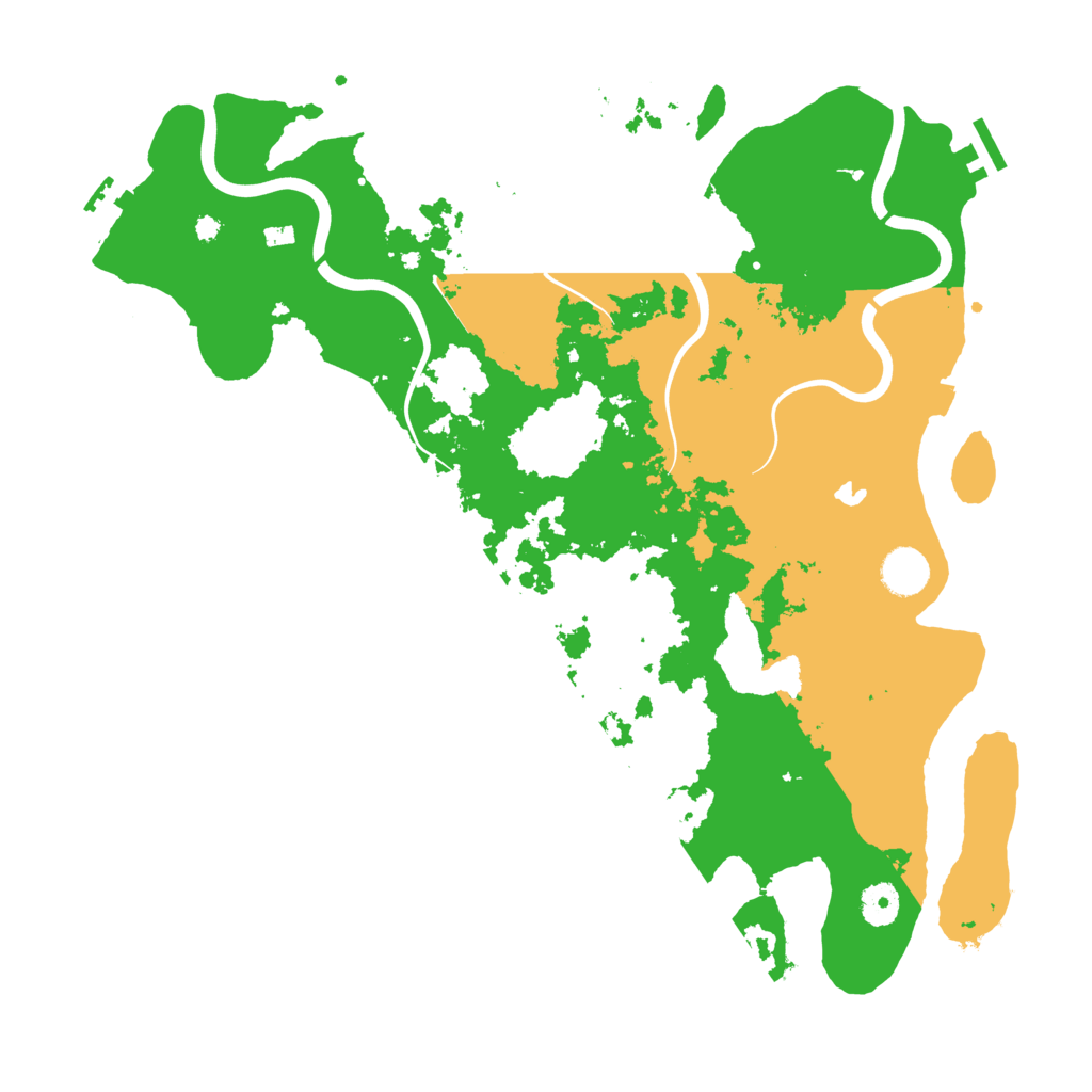 Biome Rust Map: Procedural Map, Size: 4000, Seed: 959595