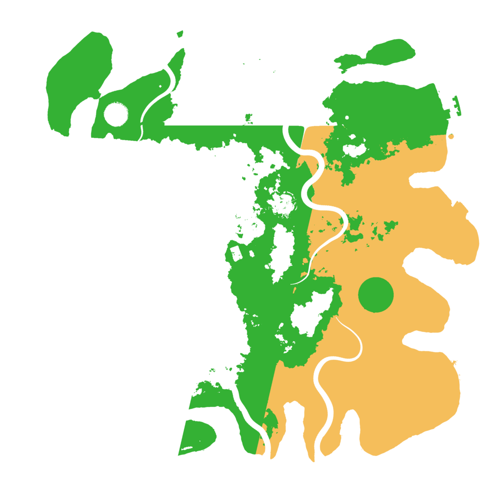 Biome Rust Map: Procedural Map, Size: 3750, Seed: 9922