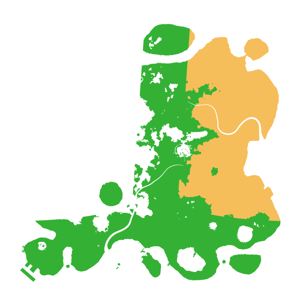 Biome Rust Map: Procedural Map, Size: 3500, Seed: 1439903211