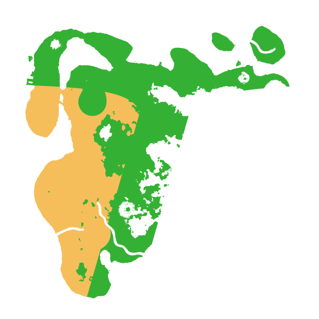 Biome Rust Map: Procedural Map, Size: 3000, Seed: 176274792