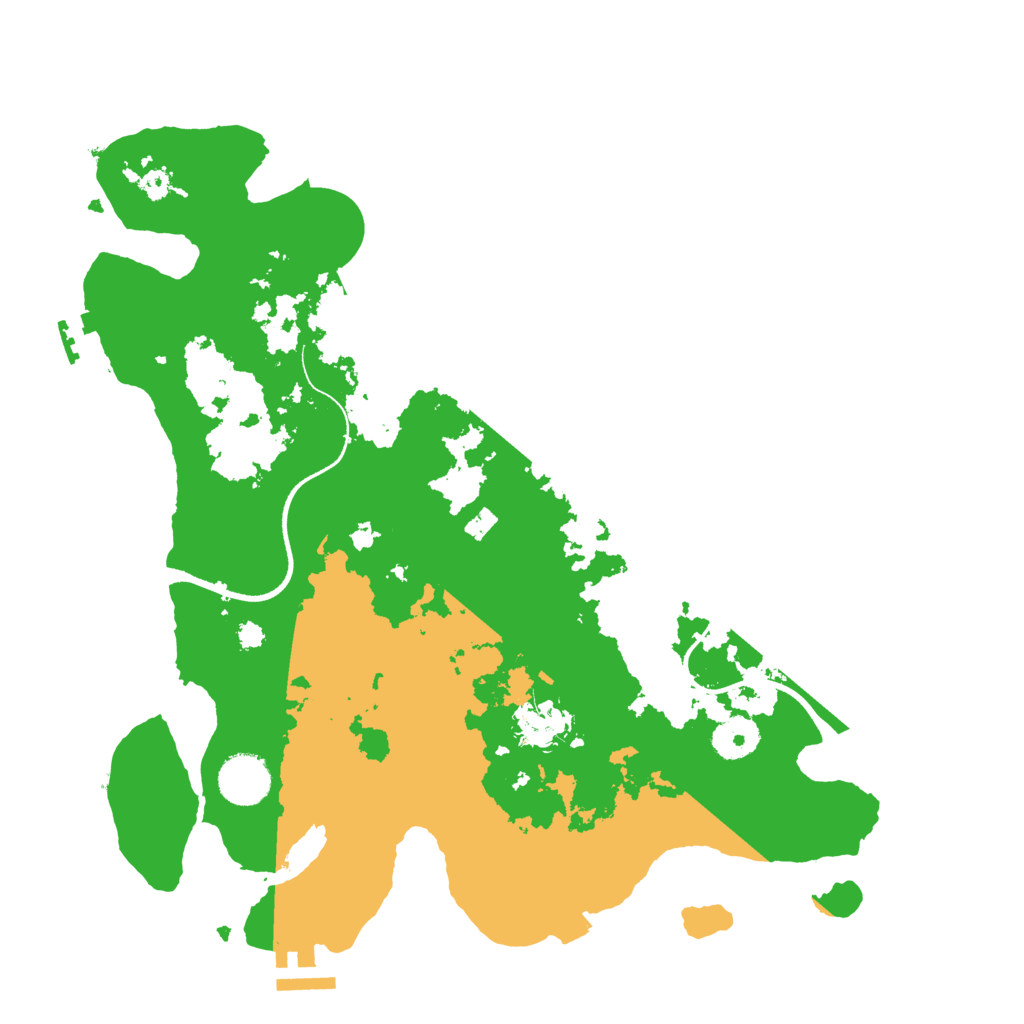 Biome Rust Map: Procedural Map, Size: 3500, Seed: 715839308