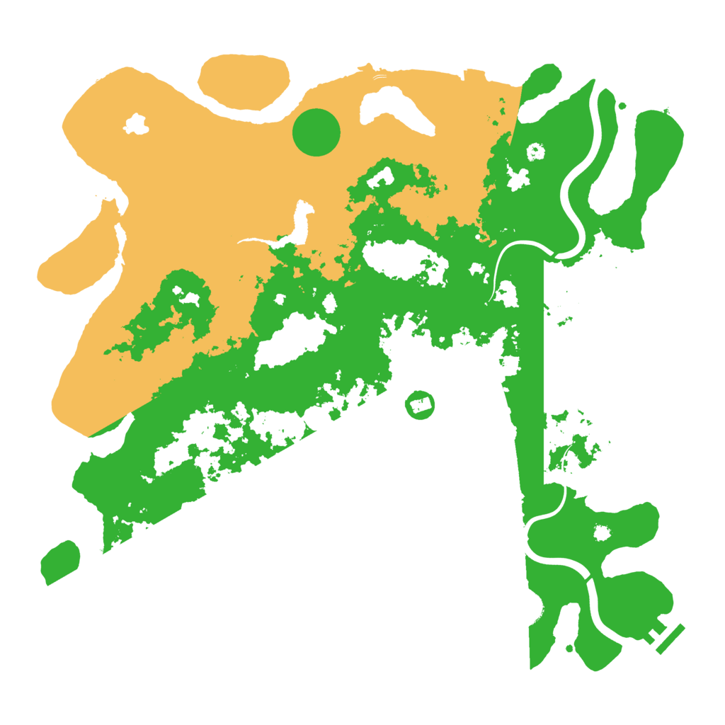 Biome Rust Map: Procedural Map, Size: 4000, Seed: 216598844
