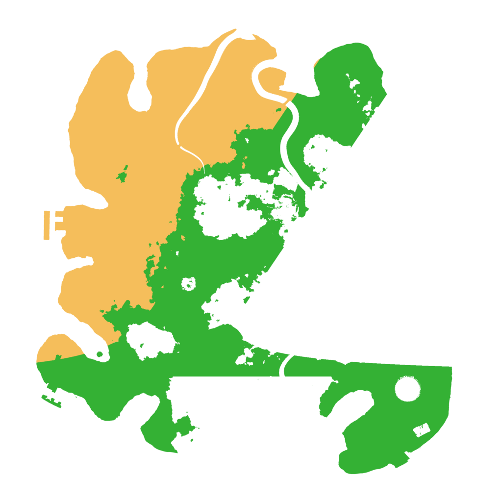 Biome Rust Map: Procedural Map, Size: 3500, Seed: 1546796956