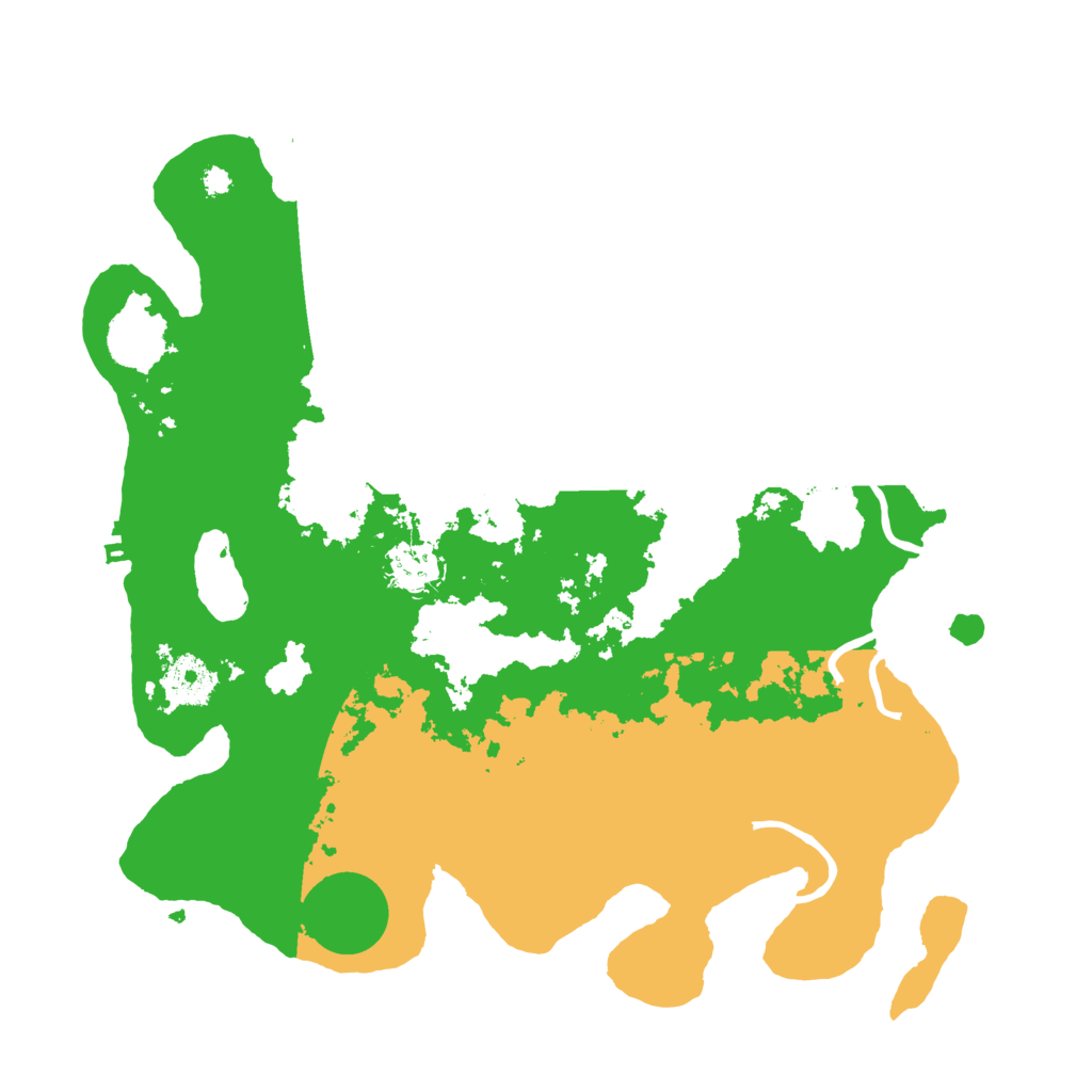 Biome Rust Map: Procedural Map, Size: 3500, Seed: 524346