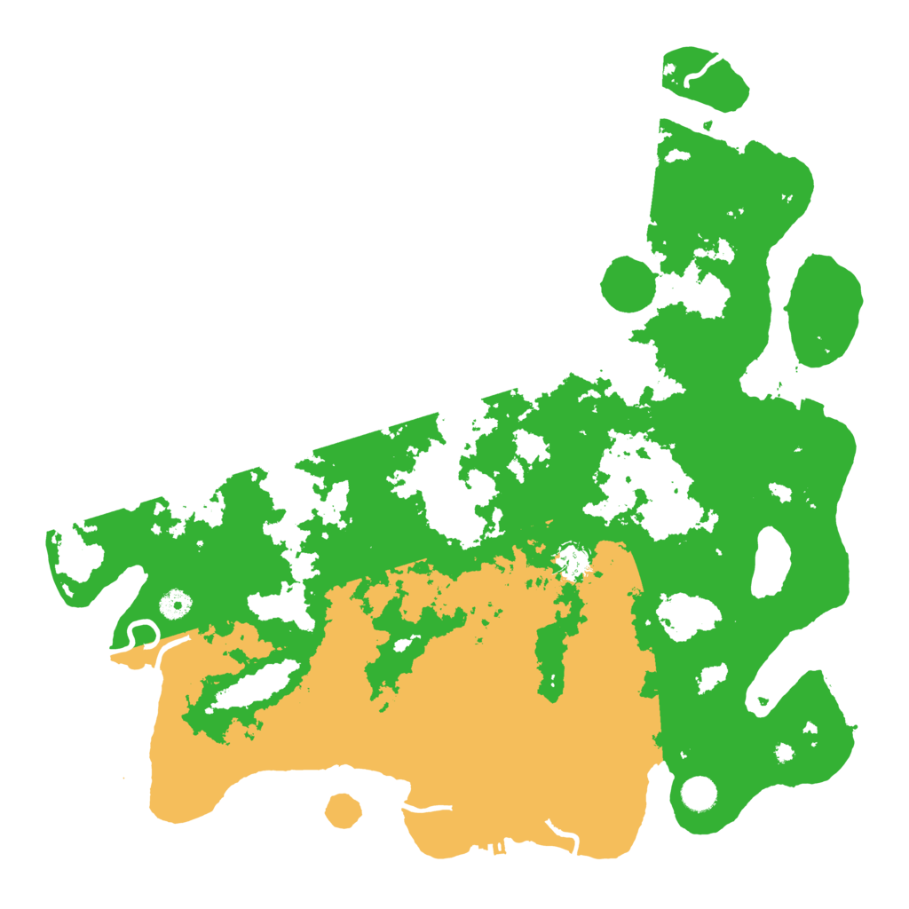 Biome Rust Map: Procedural Map, Size: 4500, Seed: 637077357